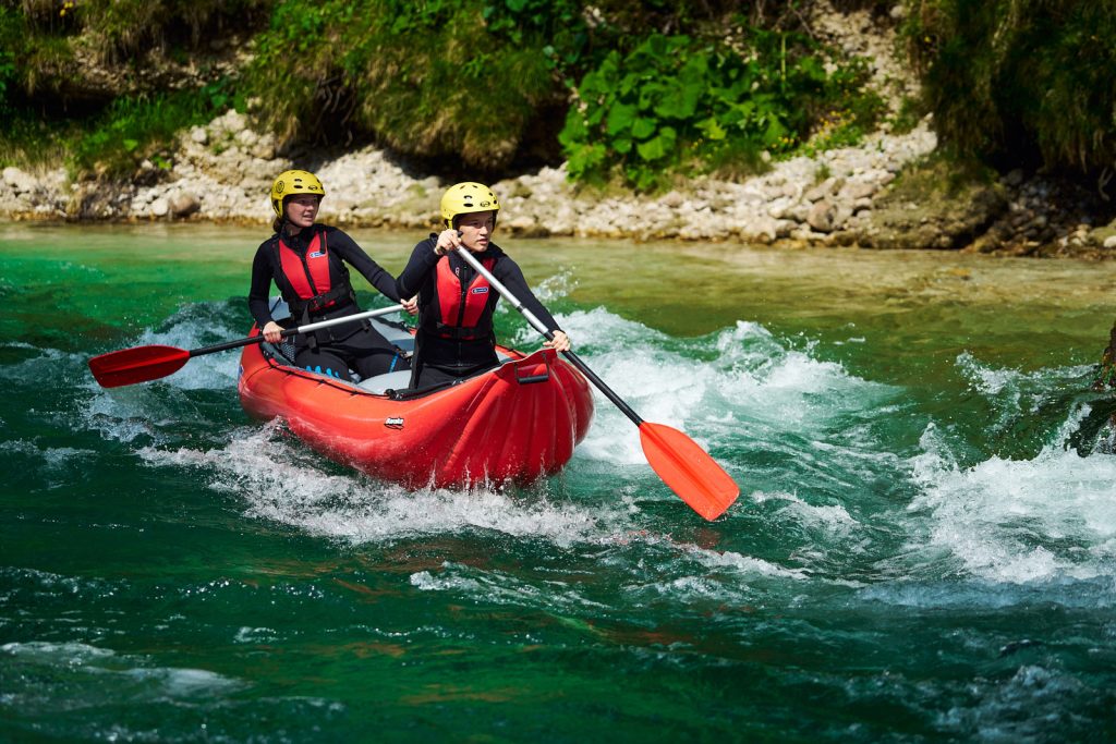 Baraka Gumotex at Salza river