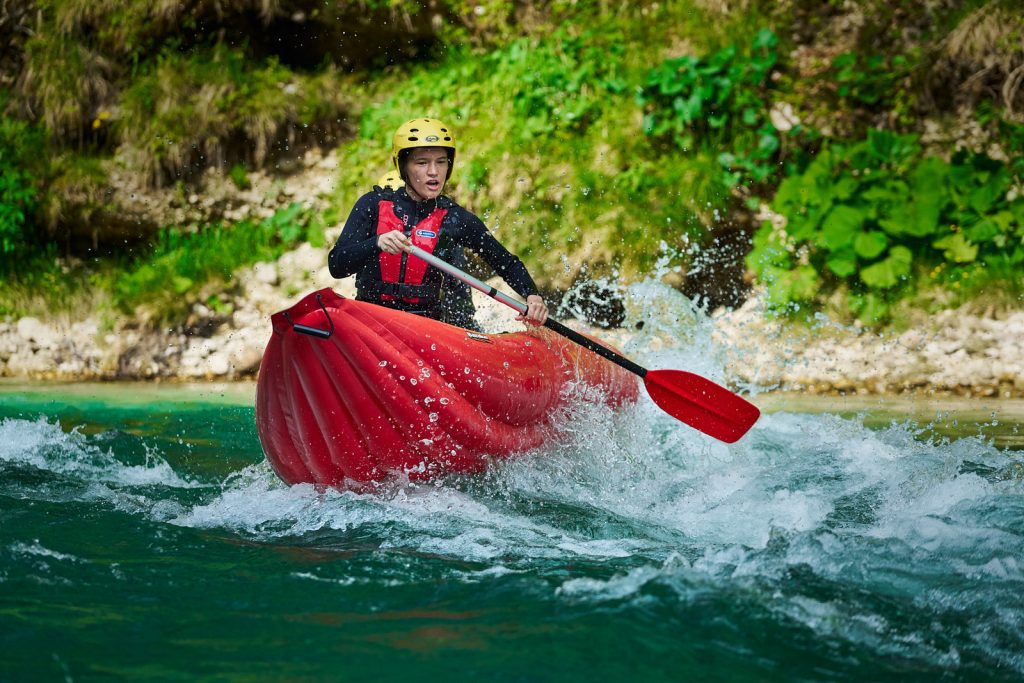 Baraka Gumotex at Salza river