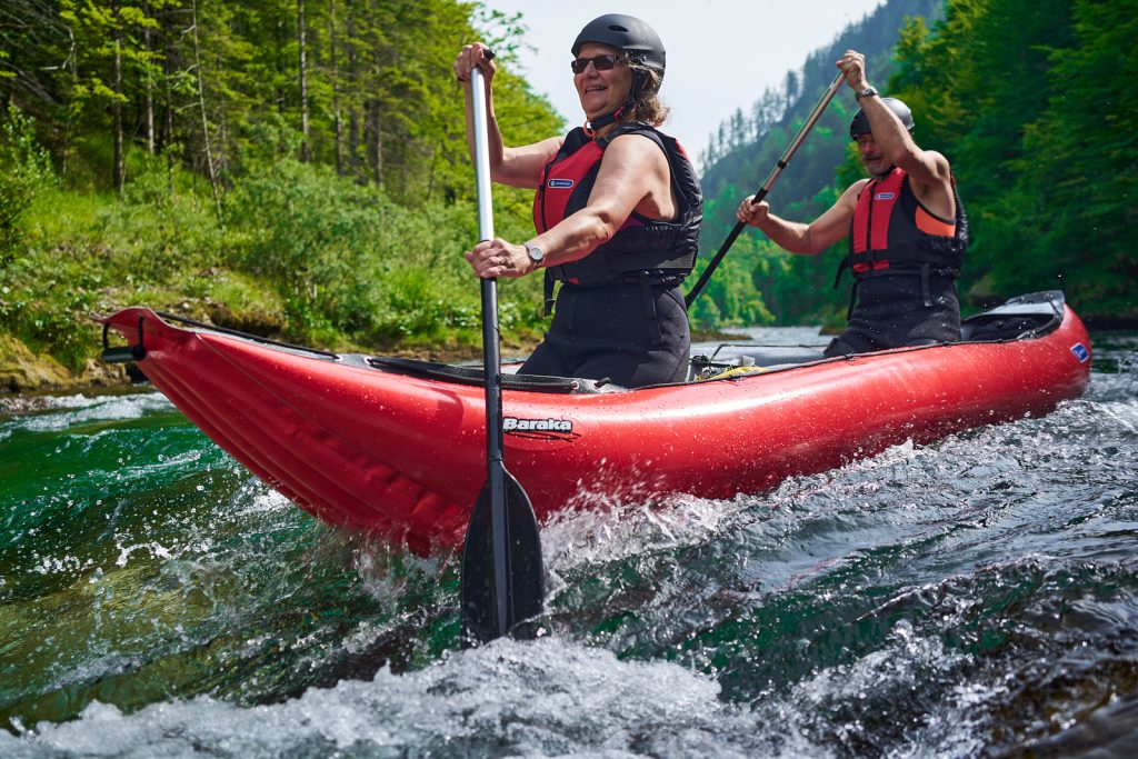 Baraka Gumotex at Salza river